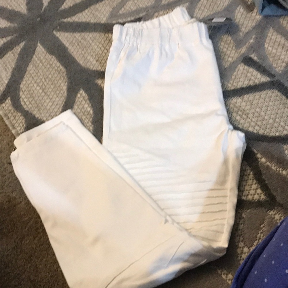White jeans